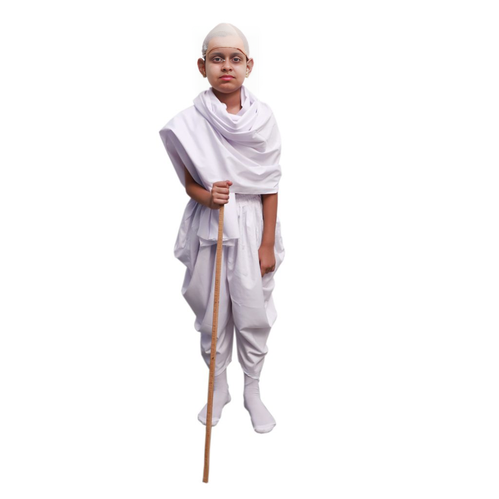 Bapu Costume for Kids Mahatma Gandhi Dress for Fancy Dress Events