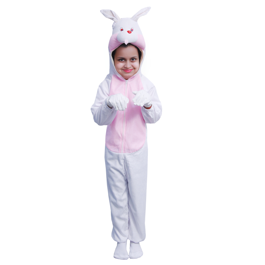 White Bunny Costume for Kids – Ideal for Fancy Dress Competitions